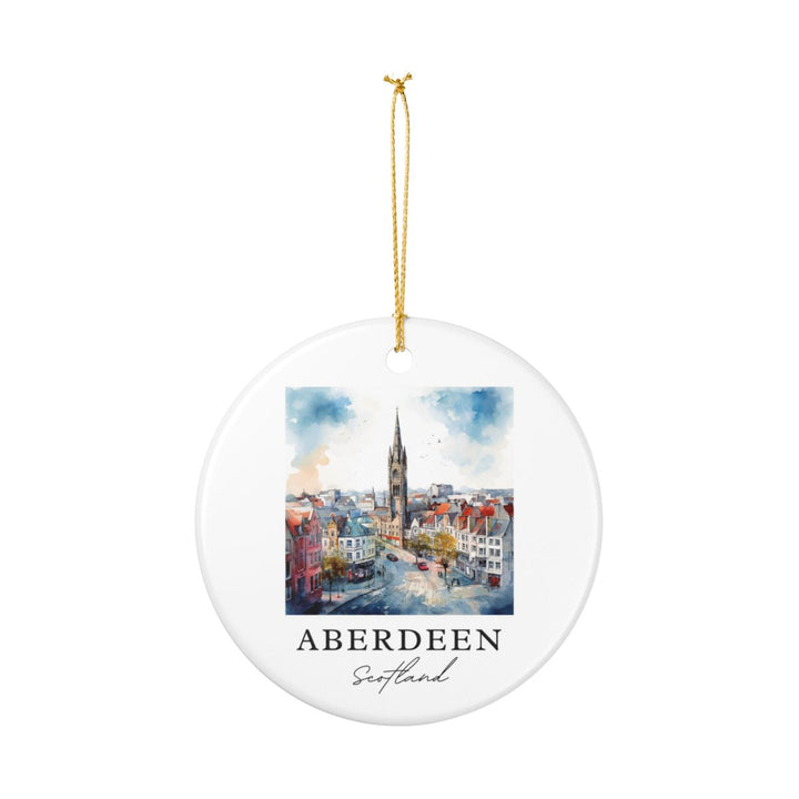Aberdeen UK Ornament: Unique Aberdeen Souvenir, Aberdeen United Kingdom Xmas Decor, and Authentic Aberdeen Gift