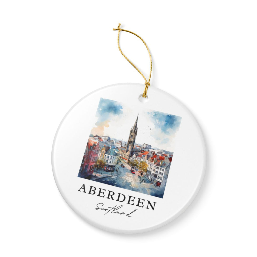 Aberdeen UK Ornament: Unique Aberdeen Souvenir, Aberdeen United Kingdom Xmas Decor, and Authentic Aberdeen Gift