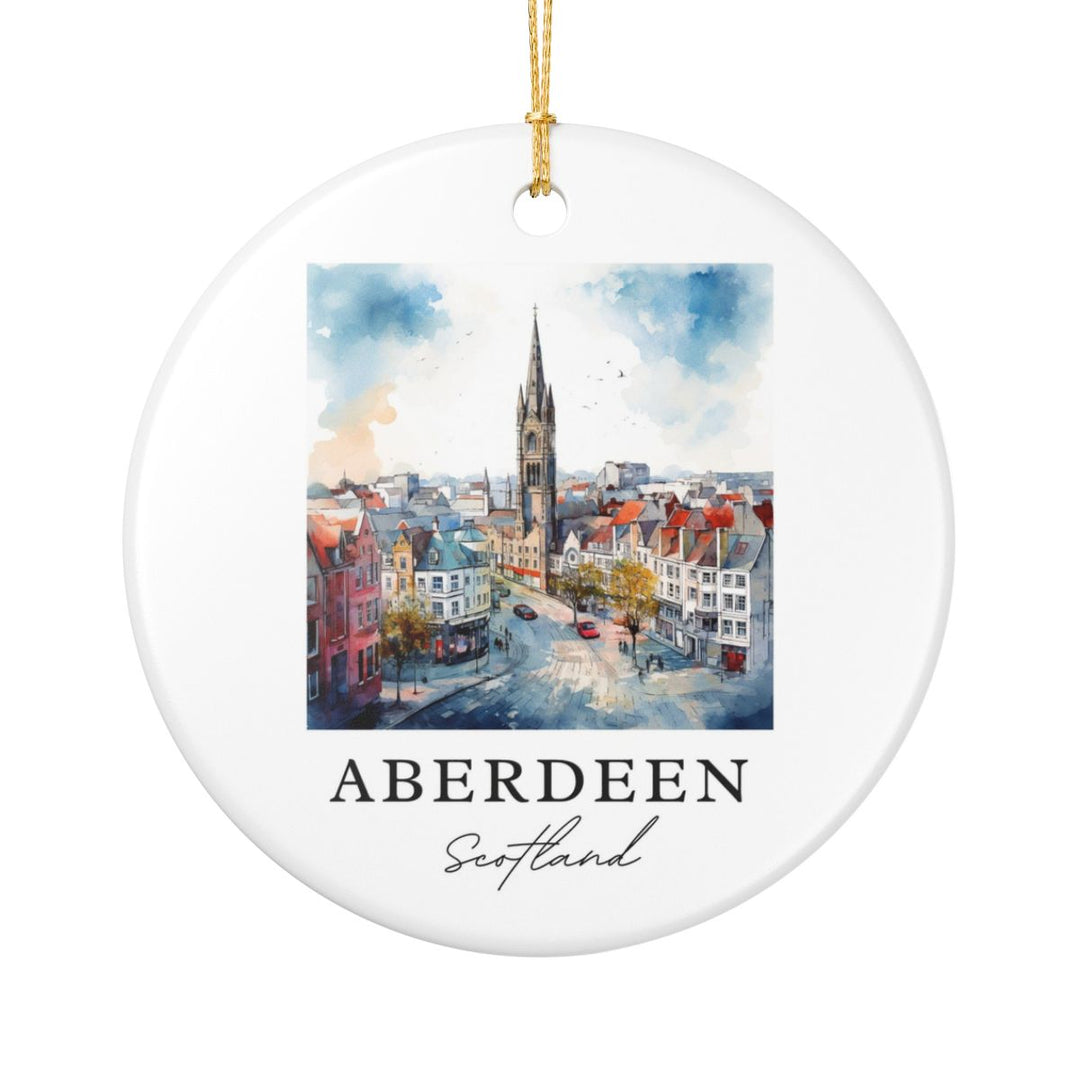 Aberdeen UK Ornament: Unique Aberdeen Souvenir, Aberdeen United Kingdom Xmas Decor, and Authentic Aberdeen Gift