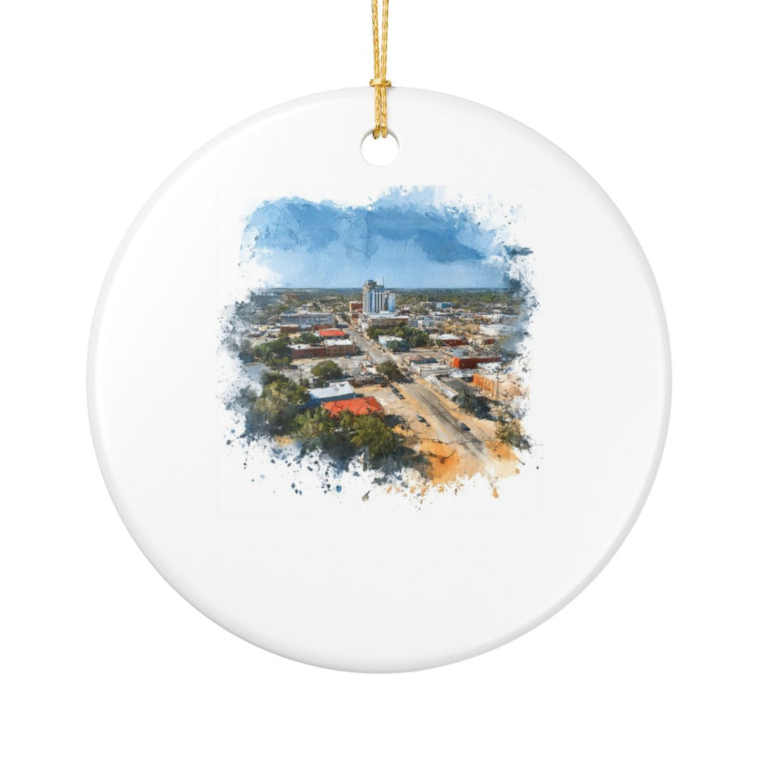 Abilene Texas Ornament: Unique Abilene Texas Souvenir, Abilene Texas Xmas Decor, and Authentic Abilene Texas Gift