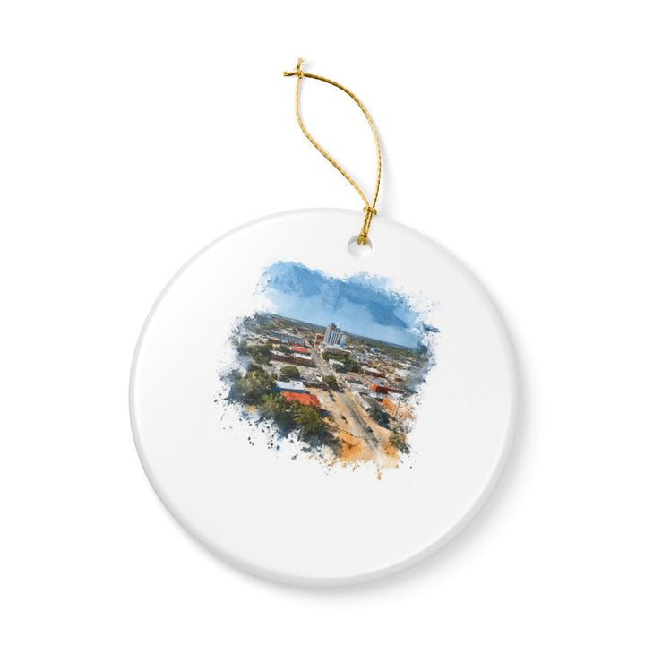 Abilene Texas Ornament: Unique Abilene Texas Souvenir, Abilene Texas Xmas Decor, and Authentic Abilene Texas Gift