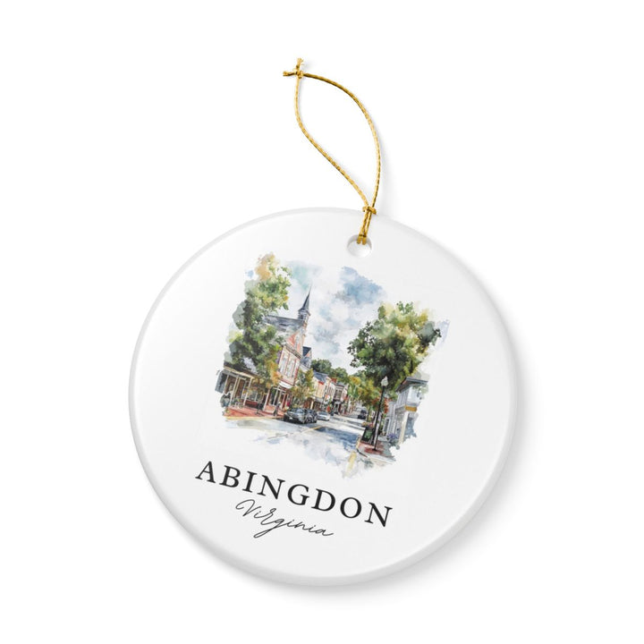 Abingdon Ornament: Unique Abingdon Souvenir, Abingdon Xmas Decor, and Authentic Abingdon Gift