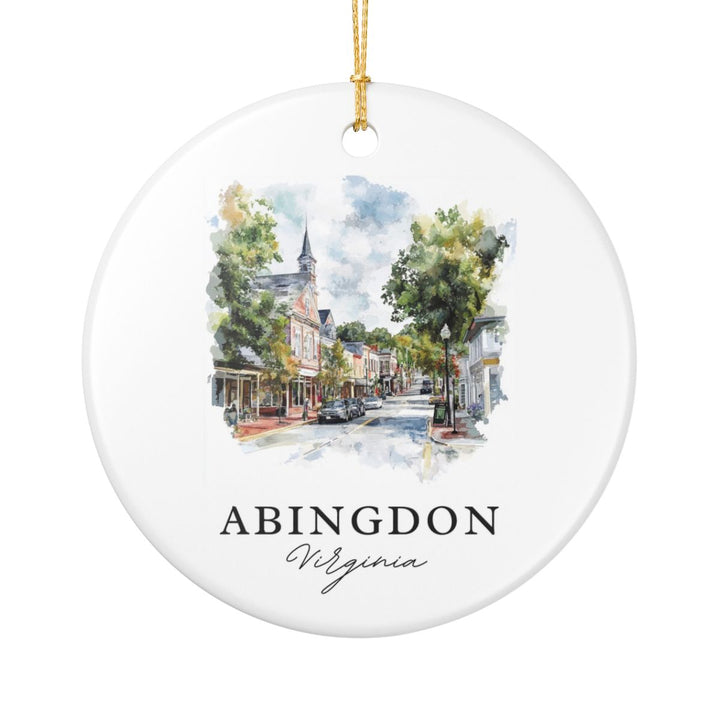 Abingdon Ornament: Unique Abingdon Souvenir, Abingdon Xmas Decor, and Authentic Abingdon Gift