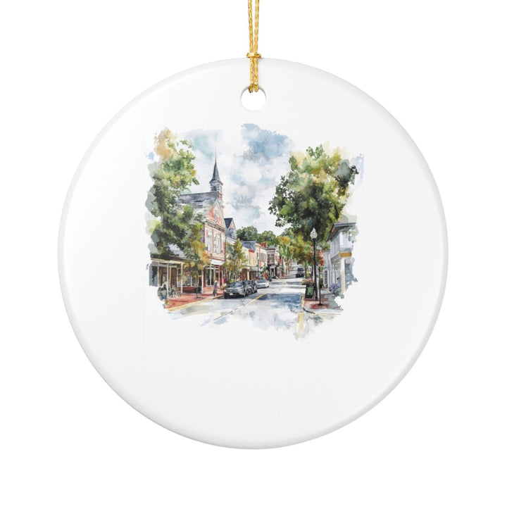 Abingdon Ornament: Unique Abingdon Souvenir, Abingdon Xmas Decor, and Authentic Abingdon Gift