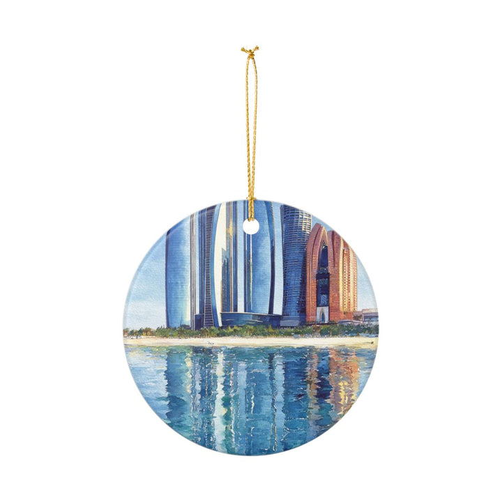 Abu Dhabi Ornament: Unique Abu Dhabi Souvenir, Abu Dhabi Xmas Decor, and Authentic Abu Dhabi Gift