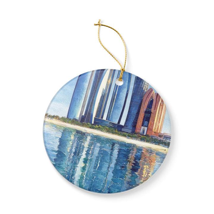 Abu Dhabi Ornament: Unique Abu Dhabi Souvenir, Abu Dhabi Xmas Decor, and Authentic Abu Dhabi Gift