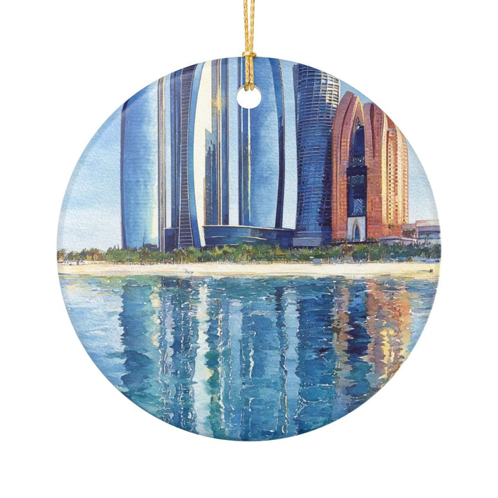 Abu Dhabi Ornament: Unique Abu Dhabi Souvenir, Abu Dhabi Xmas Decor, and Authentic Abu Dhabi Gift