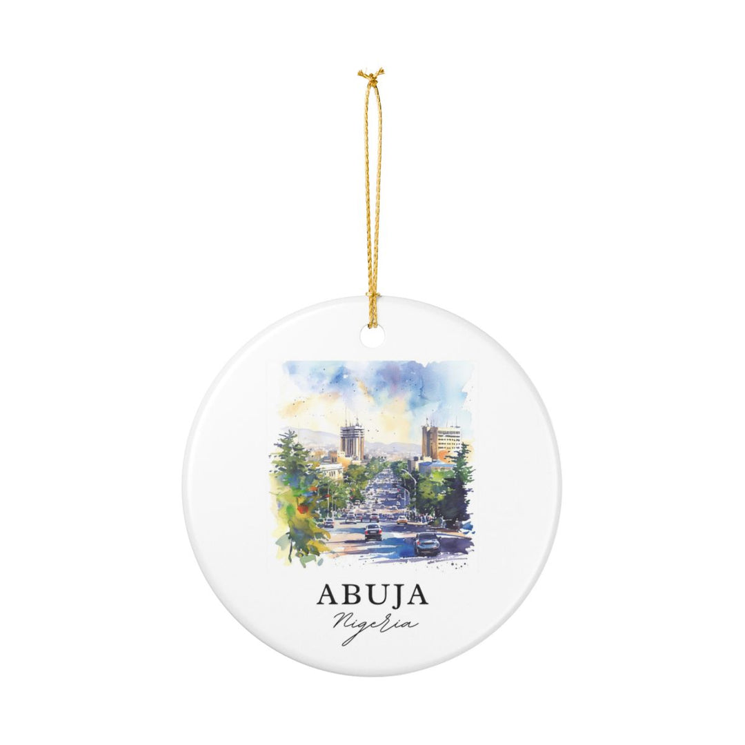 Abuja Ornament: Unique Abuja Souvenir, Abuja Xmas Decor, and Authentic Abuja Gift