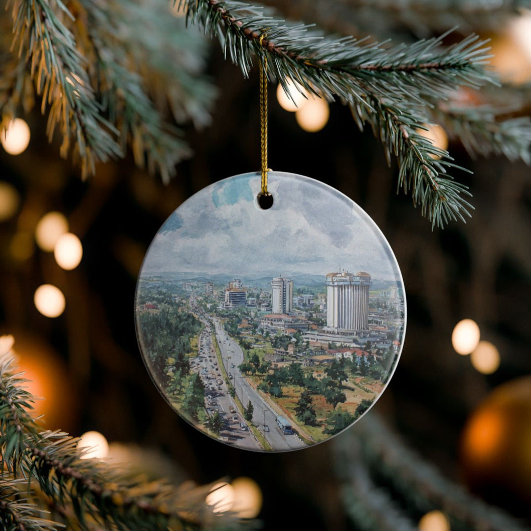 Abuja Ornament: Unique Abuja Souvenir, Abuja Xmas Decor, and Authentic Abuja Gift