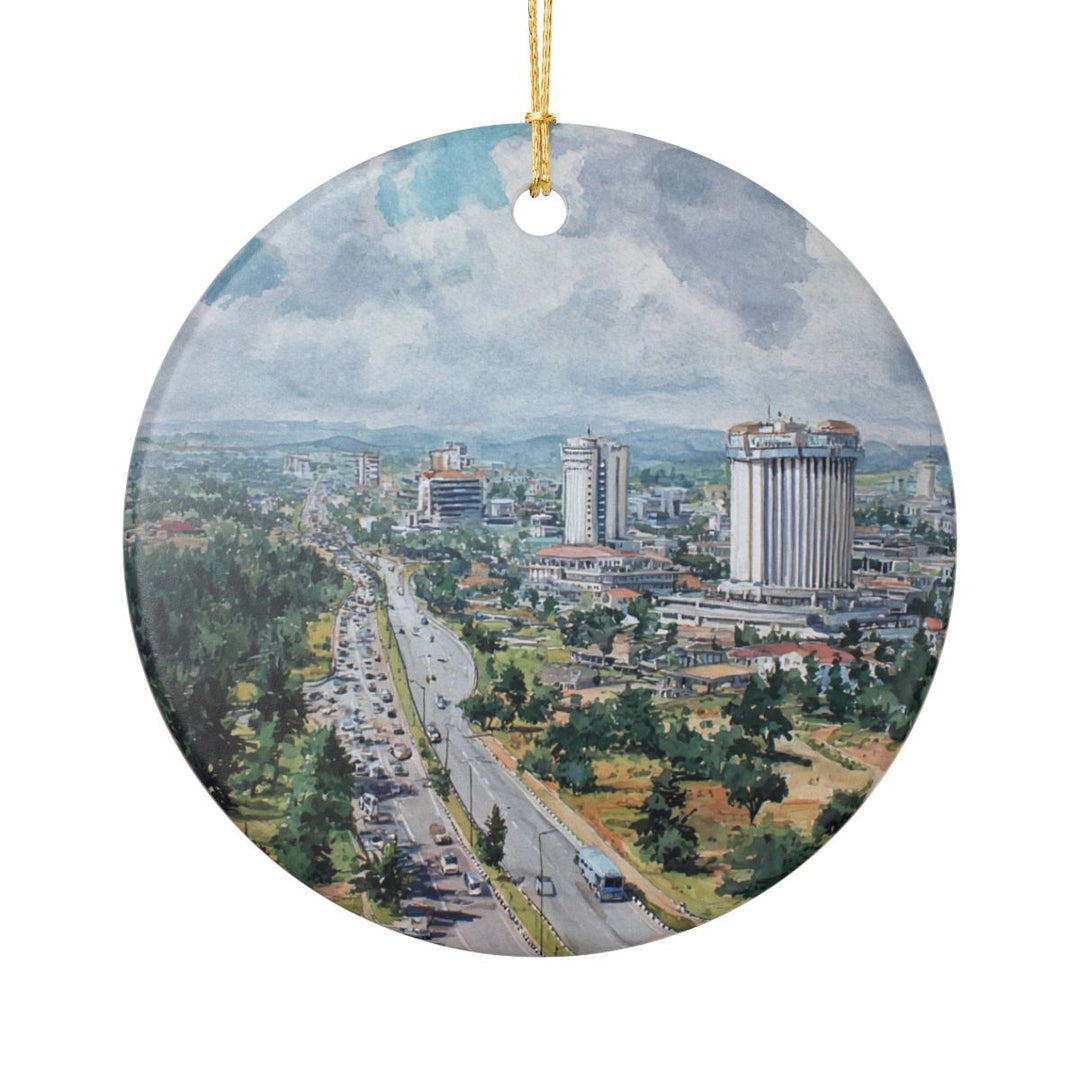 Abuja Ornament: Unique Abuja Souvenir, Abuja Xmas Decor, and Authentic Abuja Gift