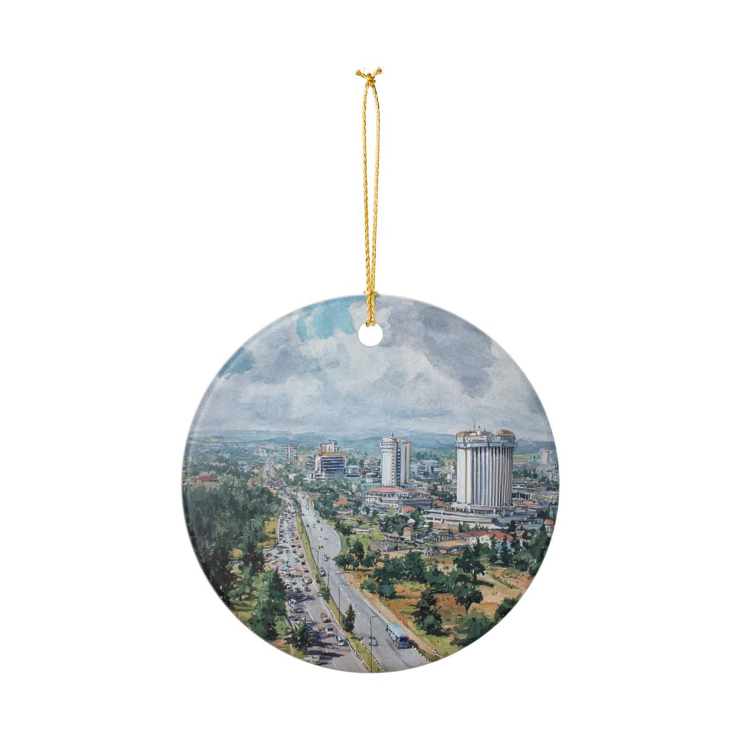 Abuja Ornament: Unique Abuja Souvenir, Abuja Xmas Decor, and Authentic Abuja Gift