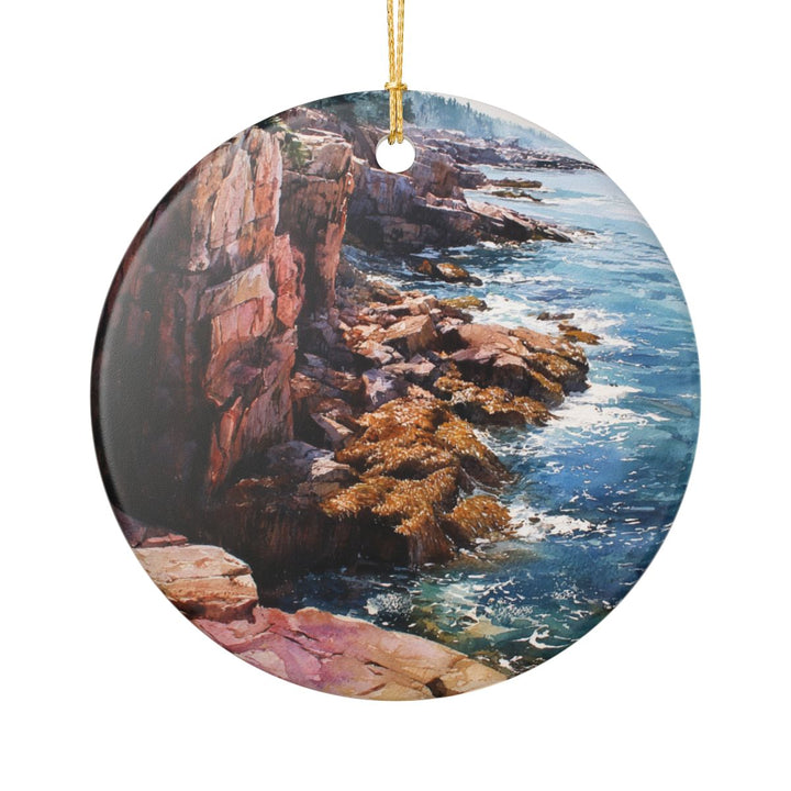Acadia National Park Maine Ornament: Unique Acadia National Park Souvenir, Acadia National Park Maine Xmas Decor, and Authentic Acadia National Park Gift
