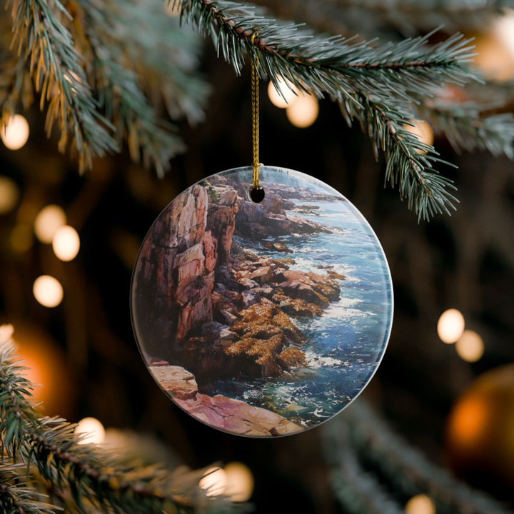 Acadia National Park Maine Ornament: Unique Acadia National Park Souvenir, Acadia National Park Maine Xmas Decor, and Authentic Acadia National Park Gift