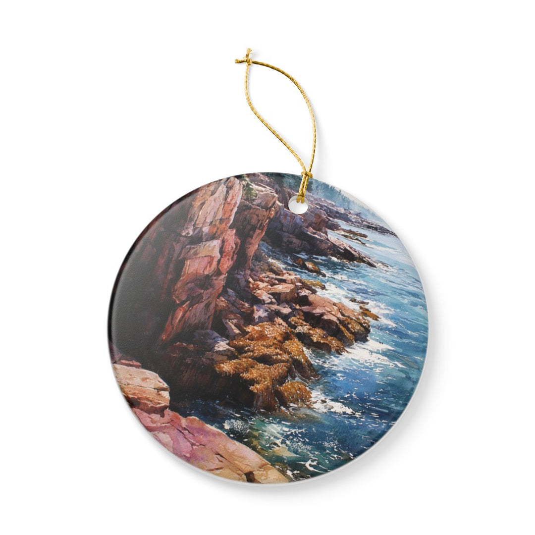 Acadia National Park Maine Ornament: Unique Acadia National Park Souvenir, Acadia National Park Maine Xmas Decor, and Authentic Acadia National Park Gift