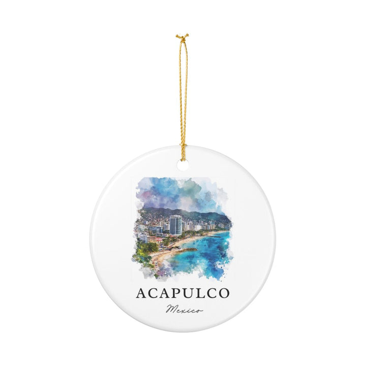 Acapulco Mexico Ornament: Unique Acapulco Souvenir, Acapulco Mexico Xmas Decor, and Authentic Acapulco Gift