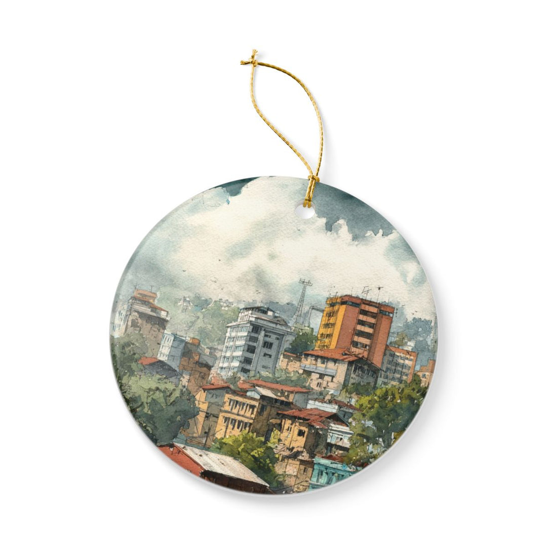 Addis Ababa Ornament: Unique Addis Ababa Souvenir, Addis Ababa Xmas Decor, and Authentic Addis Ababa Gift