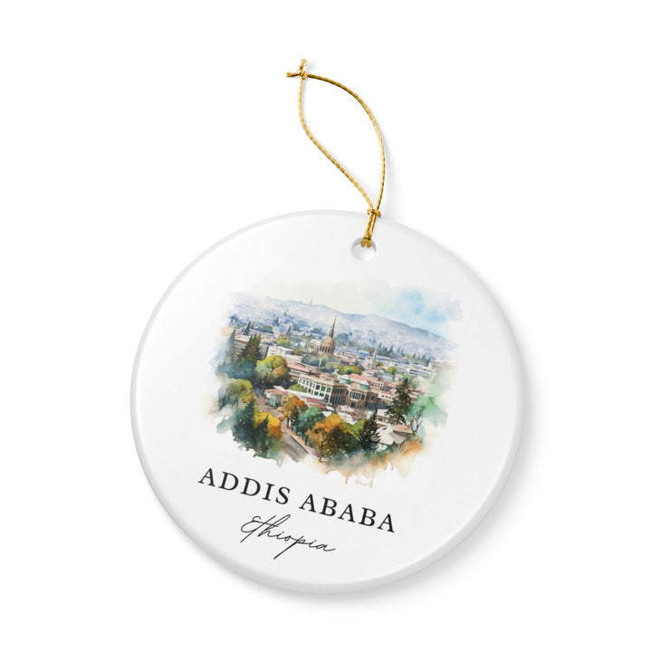 Addis Ababa Ornament: Unique Addis Ababa Souvenir, Addis Ababa Xmas Decor, and Authentic Addis Ababa Gift