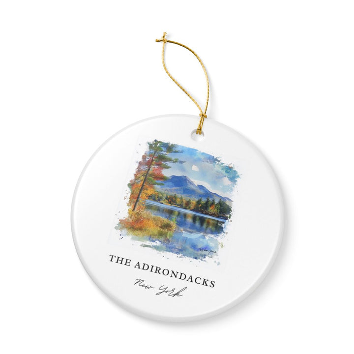 Adirondacks New York Ornament: Unique Adirondacks Souvenir, Adirondacks New York Xmas Decor, and Authentic Adirondacks Gift
