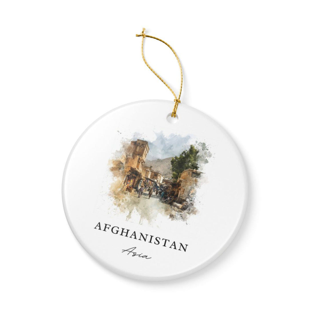 Afghanistan Ornament: Unique Afghanistan Souvenir, Afghanistan Xmas Decor, and Authentic Afghanistan Gift