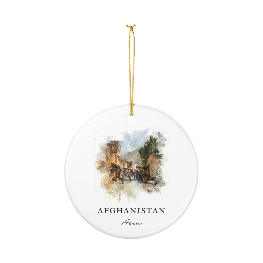 Afghanistan Ornament: Unique Afghanistan Souvenir, Afghanistan Xmas Decor, and Authentic Afghanistan Gift