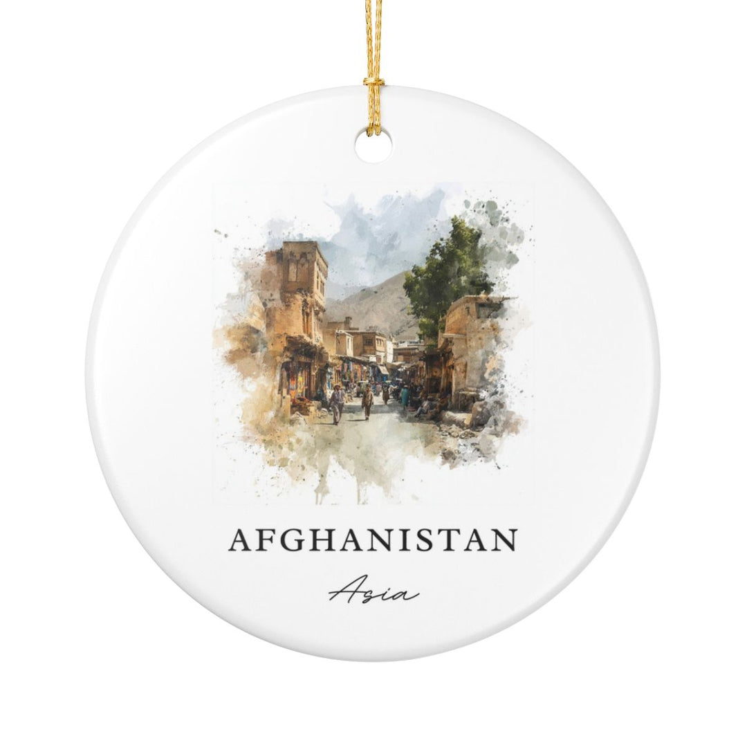 Afghanistan Ornament: Unique Afghanistan Souvenir, Afghanistan Xmas Decor, and Authentic Afghanistan Gift
