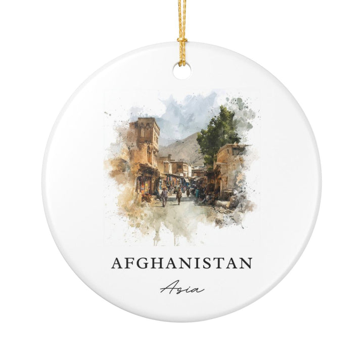 Afghanistan Ornament: Unique Afghanistan Souvenir, Afghanistan Xmas Decor, and Authentic Afghanistan Gift