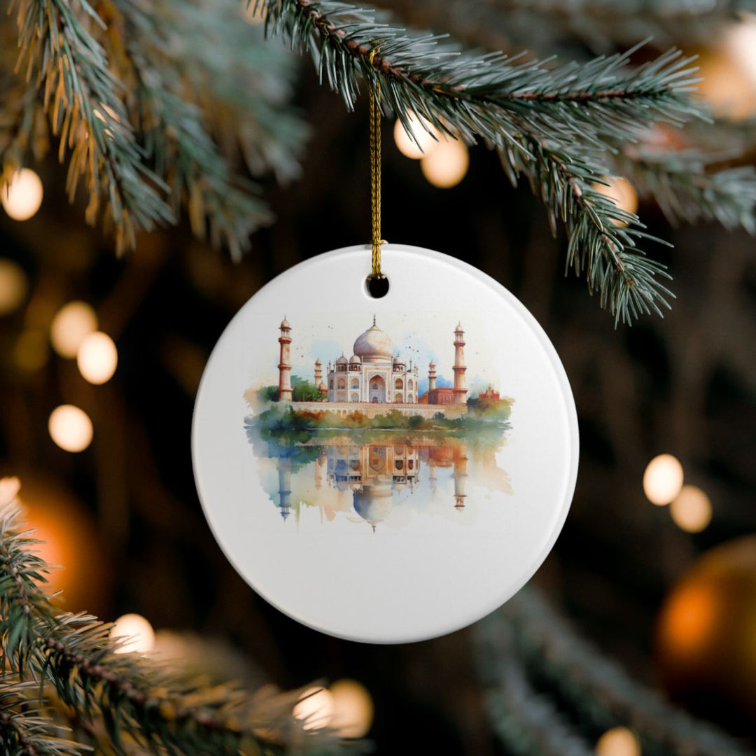 Agra India Ornament: Unique Agra Souvenir, Agra India Xmas Decor, and Authentic Agra Gift