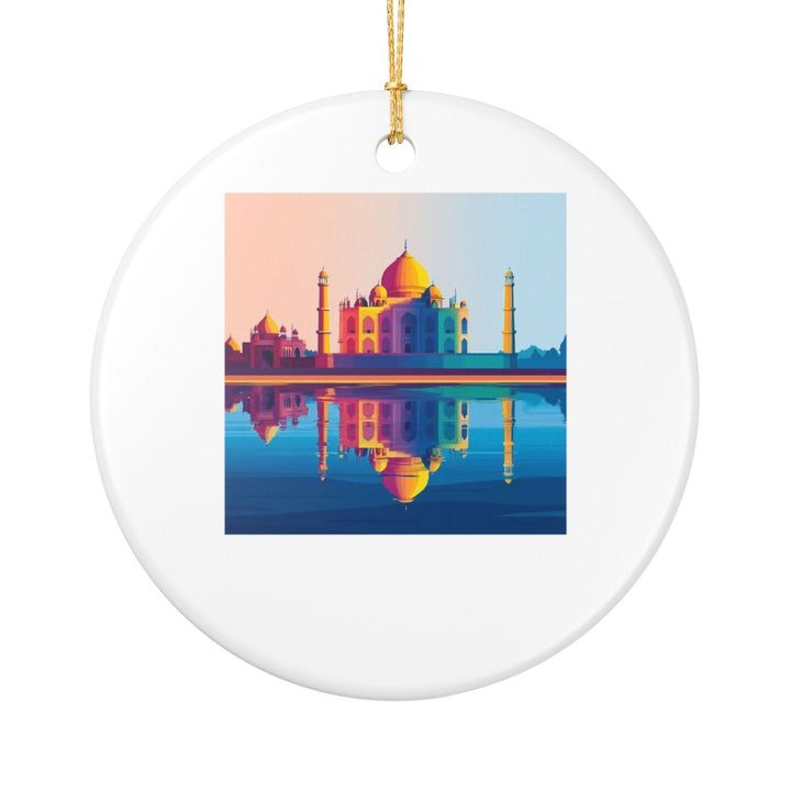 Agra India Ornament: Unique Agra Souvenir, Agra India Xmas Decor, and Authentic Agra Gift