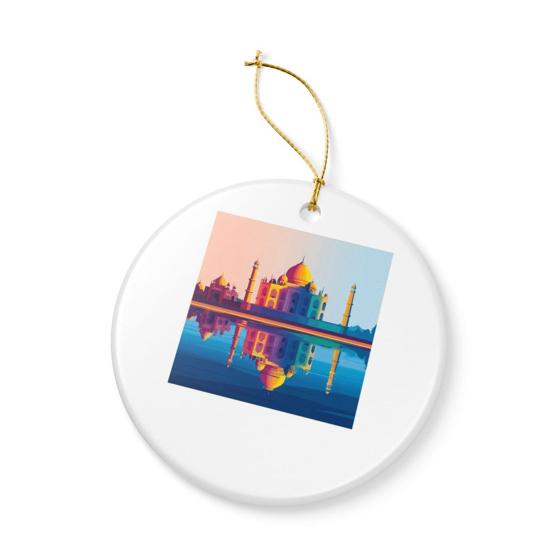 Agra India Ornament: Unique Agra Souvenir, Agra India Xmas Decor, and Authentic Agra Gift