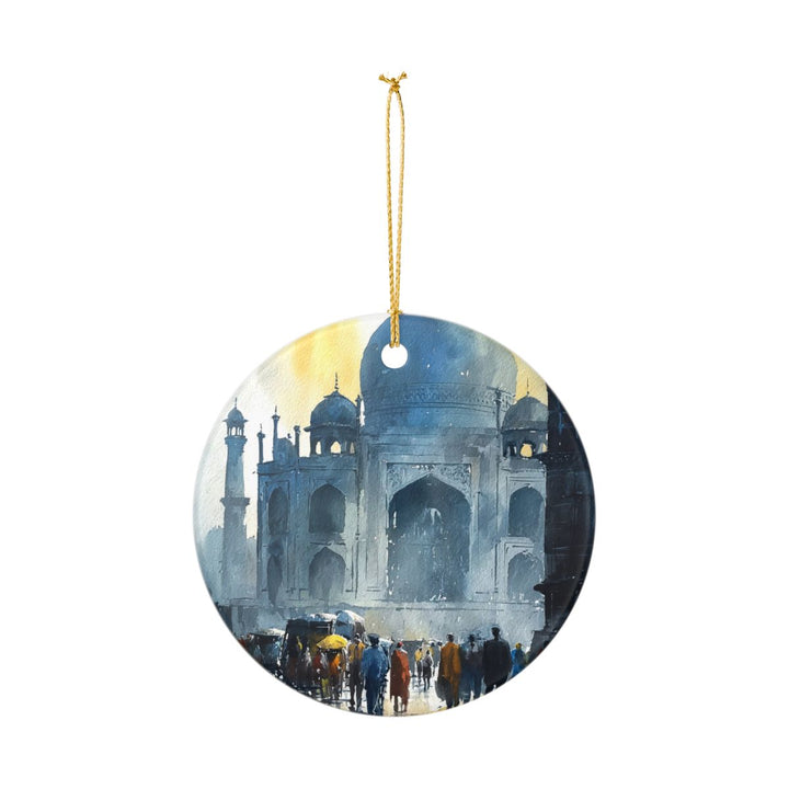 Agra India Ornament: Unique Agra Souvenir, Agra India Xmas Decor, and Authentic Agra Gift