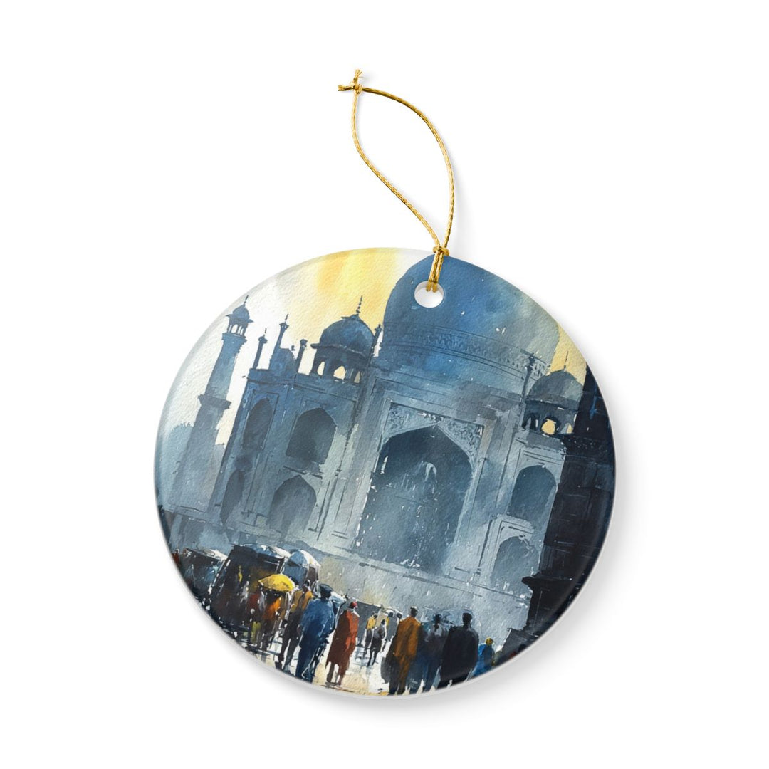 Agra India Ornament: Unique Agra Souvenir, Agra India Xmas Decor, and Authentic Agra Gift