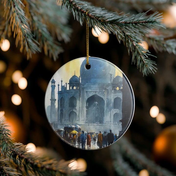 Agra India Ornament: Unique Agra Souvenir, Agra India Xmas Decor, and Authentic Agra Gift