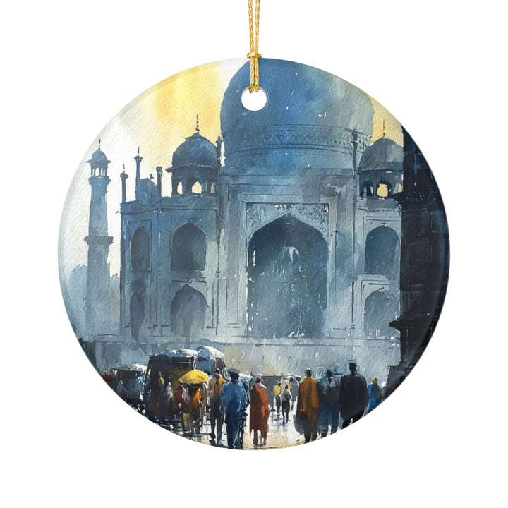 Agra India Ornament: Unique Agra Souvenir, Agra India Xmas Decor, and Authentic Agra Gift