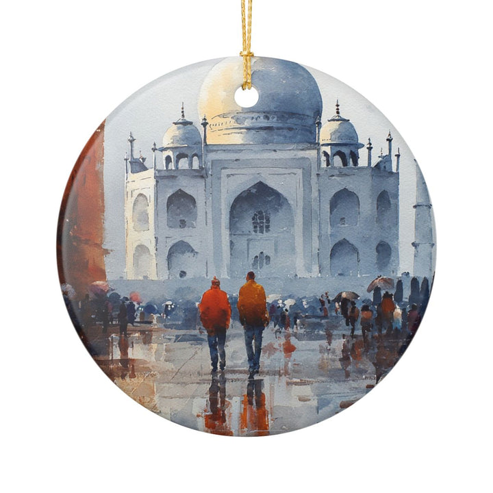 Agra India Ornament: Unique Agra Souvenir, Agra India Xmas Decor, and Authentic Agra Gift