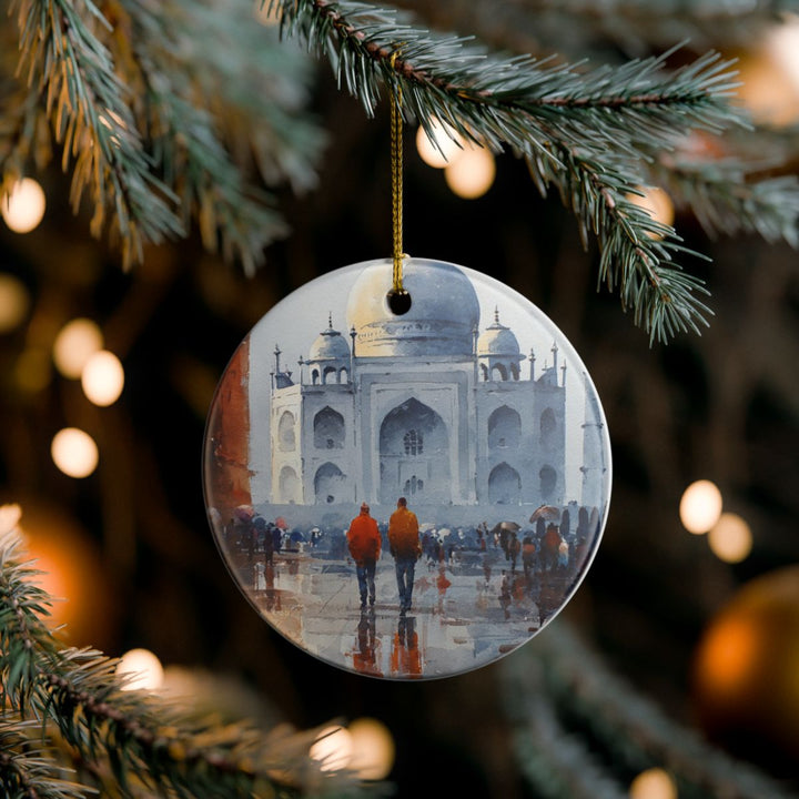Agra India Ornament: Unique Agra Souvenir, Agra India Xmas Decor, and Authentic Agra Gift