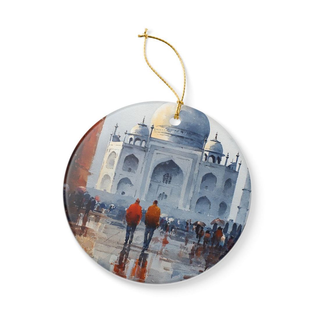 Agra India Ornament: Unique Agra Souvenir, Agra India Xmas Decor, and Authentic Agra Gift