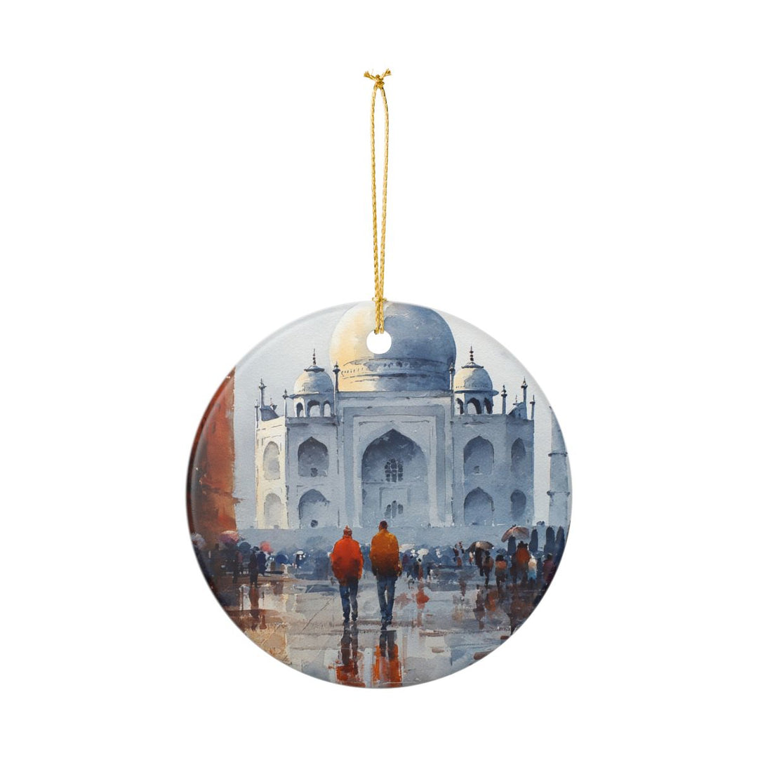 Agra India Ornament: Unique Agra Souvenir, Agra India Xmas Decor, and Authentic Agra Gift