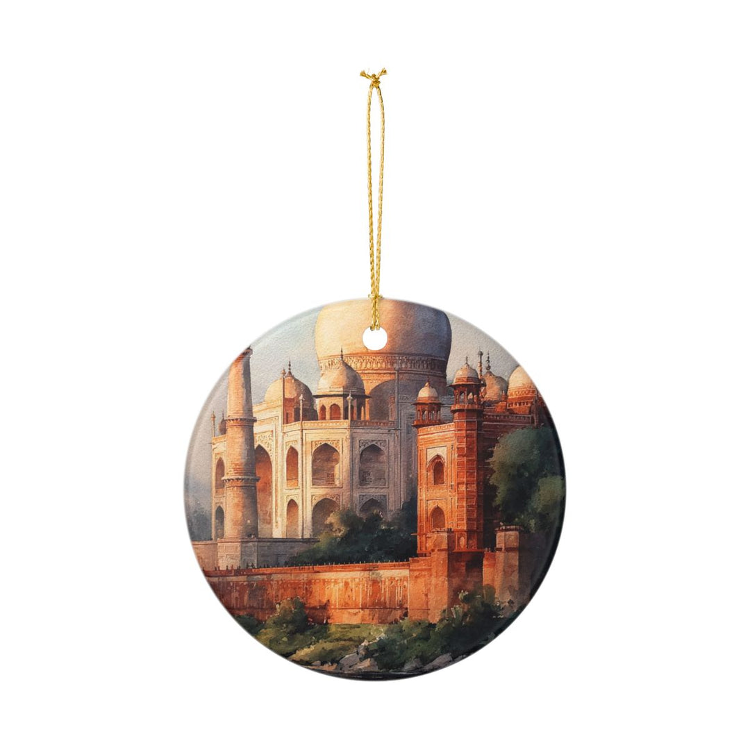 Agra India Ornament: Unique Agra Souvenir, Agra India Xmas Decor, and Authentic Agra Gift