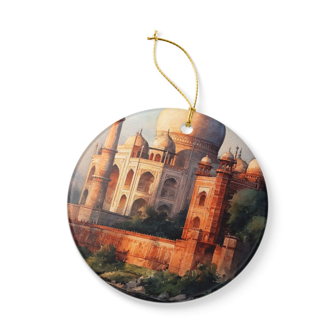 Agra India Ornament: Unique Agra Souvenir, Agra India Xmas Decor, and Authentic Agra Gift