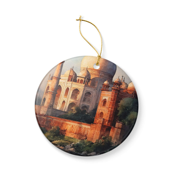 Agra India Ornament: Unique Agra Souvenir, Agra India Xmas Decor, and Authentic Agra Gift