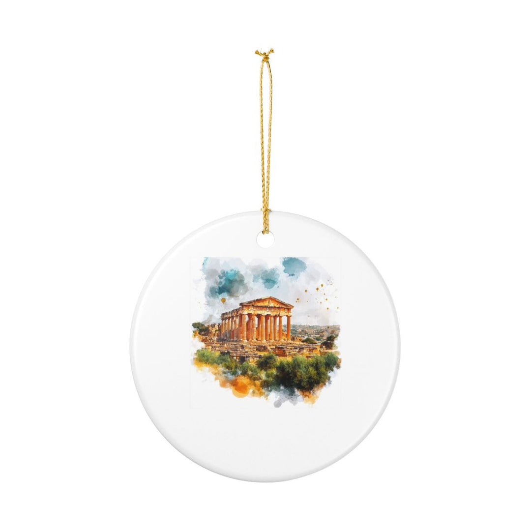 Agrigento Italy Ornament: Unique Agrigento Souvenir, Agrigento Italy Xmas Decor, and Authentic Agrigento Gift