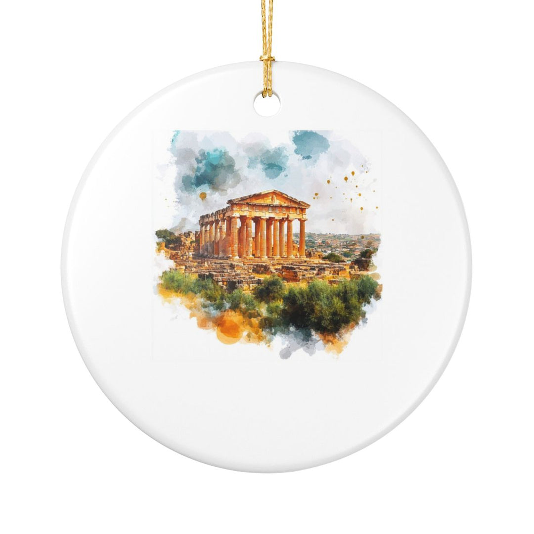 Agrigento Italy Ornament: Unique Agrigento Souvenir, Agrigento Italy Xmas Decor, and Authentic Agrigento Gift
