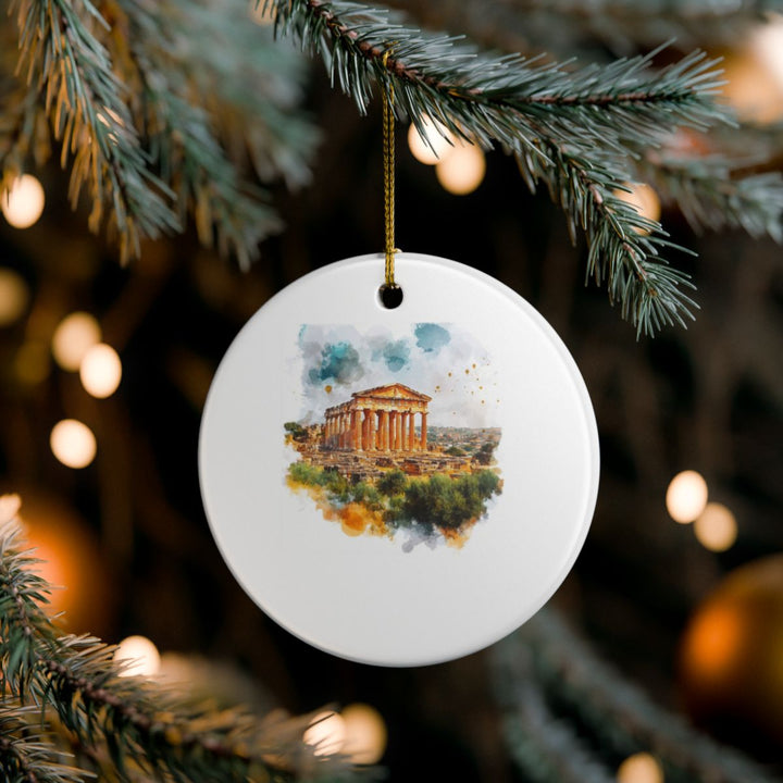Agrigento Italy Ornament: Unique Agrigento Souvenir, Agrigento Italy Xmas Decor, and Authentic Agrigento Gift