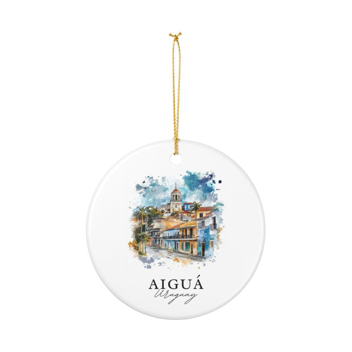 Aiguá Uruguay Ornament: Unique Aiguá Uruguay Souvenir, Aiguá Uruguay Xmas Decor, and Authentic Aiguá Uruguay Gift