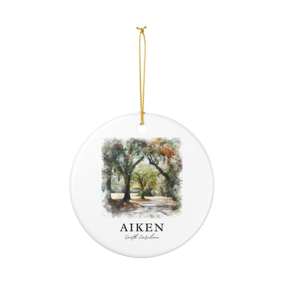 Aiken South Carolina Southern Magnolia Trees Ornament: Unique Aiken South Carolina Southern Magnolia Trees Souvenir, Aiken South Carolina Southern Magnolia Trees Xmas Decor, and Authentic Aiken South Carolina Southern Magnolia Trees Gift