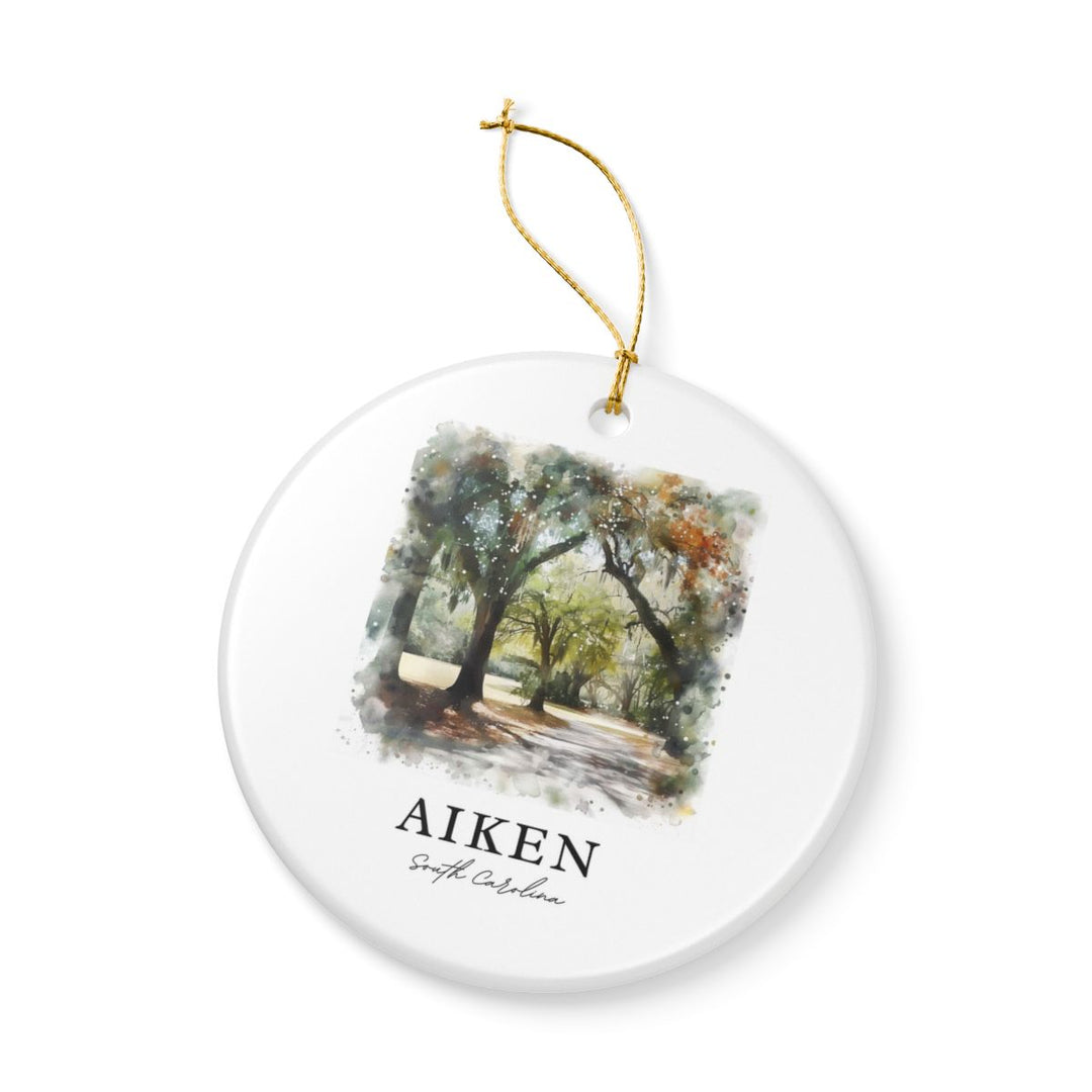 Aiken South Carolina Southern Magnolia Trees Ornament: Unique Aiken South Carolina Southern Magnolia Trees Souvenir, Aiken South Carolina Southern Magnolia Trees Xmas Decor, and Authentic Aiken South Carolina Southern Magnolia Trees Gift
