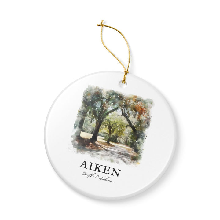 Aiken South Carolina Southern Magnolia Trees Ornament: Unique Aiken South Carolina Southern Magnolia Trees Souvenir, Aiken South Carolina Southern Magnolia Trees Xmas Decor, and Authentic Aiken South Carolina Southern Magnolia Trees Gift