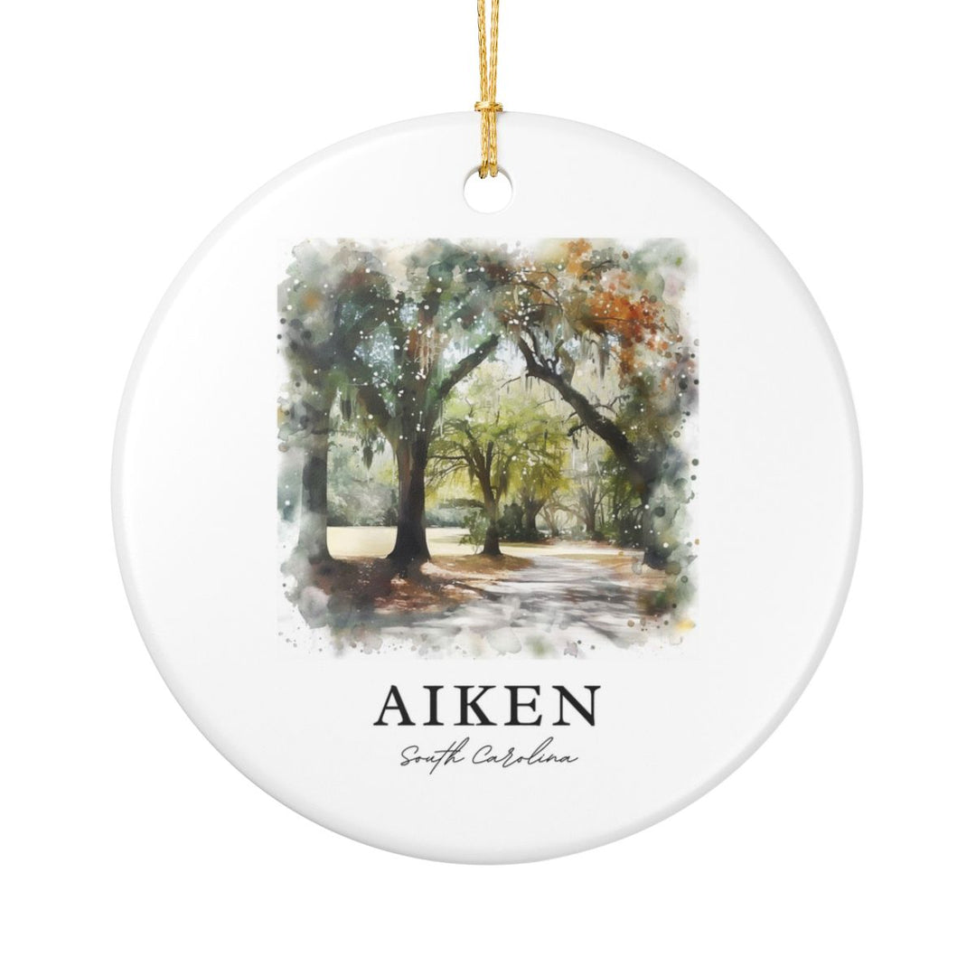 Aiken South Carolina Southern Magnolia Trees Ornament: Unique Aiken South Carolina Southern Magnolia Trees Souvenir, Aiken South Carolina Southern Magnolia Trees Xmas Decor, and Authentic Aiken South Carolina Southern Magnolia Trees Gift