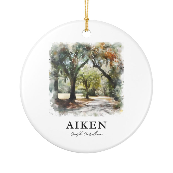 Aiken South Carolina Southern Magnolia Trees Ornament: Unique Aiken South Carolina Southern Magnolia Trees Souvenir, Aiken South Carolina Southern Magnolia Trees Xmas Decor, and Authentic Aiken South Carolina Southern Magnolia Trees Gift