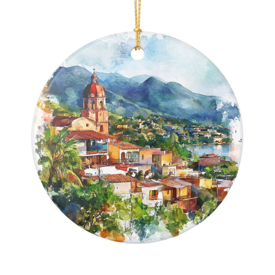 Ajijic Mexico Ornament: Unique Ajijic Mexico Souvenir, Ajijic Mexico Xmas Decor, and Authentic Ajijic Mexico Gift